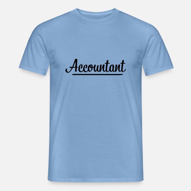 Buchhalter - Männer T-Shirt - Carolina Blue