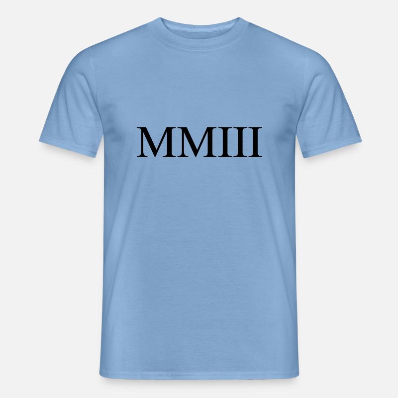 2003 - Männer T-Shirt - Carolina Blue