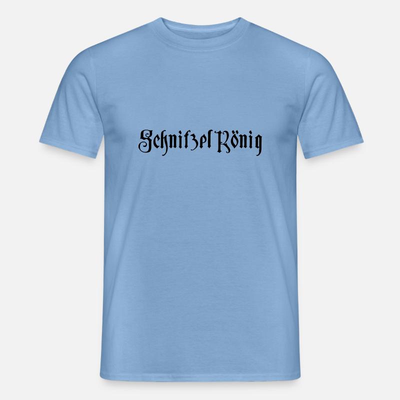 Schnitzel konge - Mænd T-shirt - carolina blue