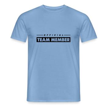 Équipier - T-shirt homme - carolina blue - Devant - AI Model Male 178 light (178cm)