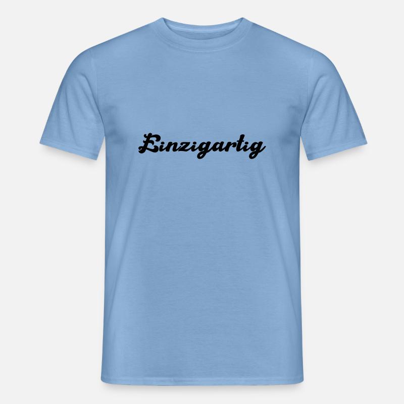einzigartig - Männer T-Shirt - Carolina Blue