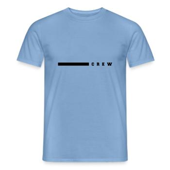 coup d'équipage - T-shirt homme - carolina blue - Devant - AI Model Male 178 light (178cm)
