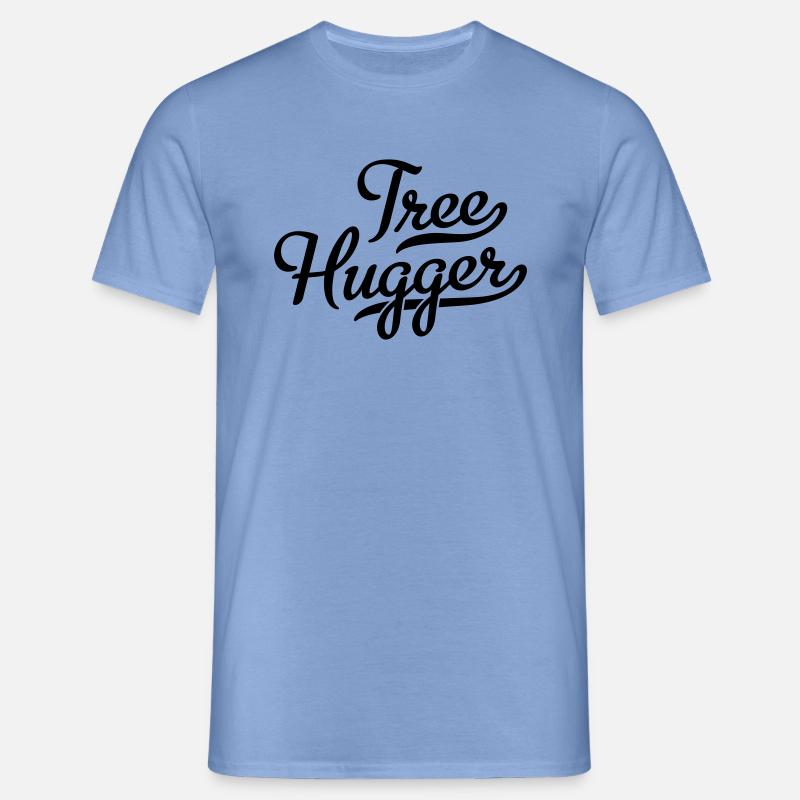 Tree Hugger - Männer T-Shirt - Carolina Blue