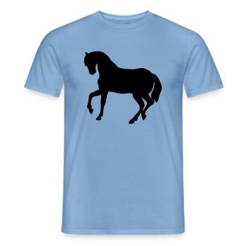 Cute Pony - Men's T-Shirt - carolina blue - Front - AI Model Male 178 light (178cm)
