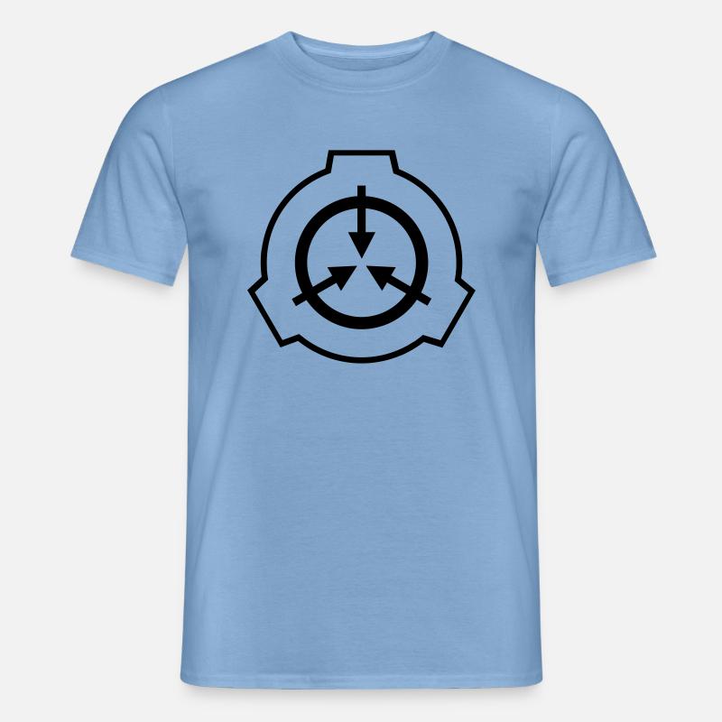 SCP Foundation Logo - Männer T-Shirt - Carolina Blue