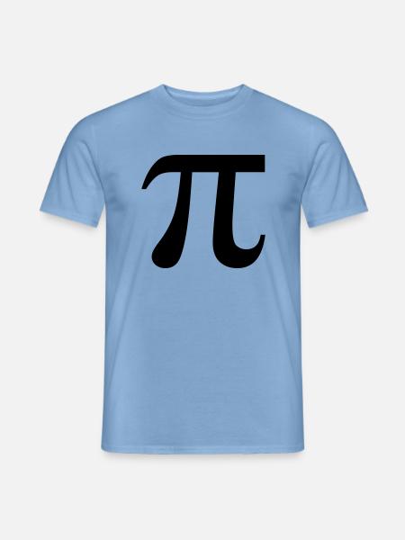 PI - Männer T-Shirt - Carolina Blue