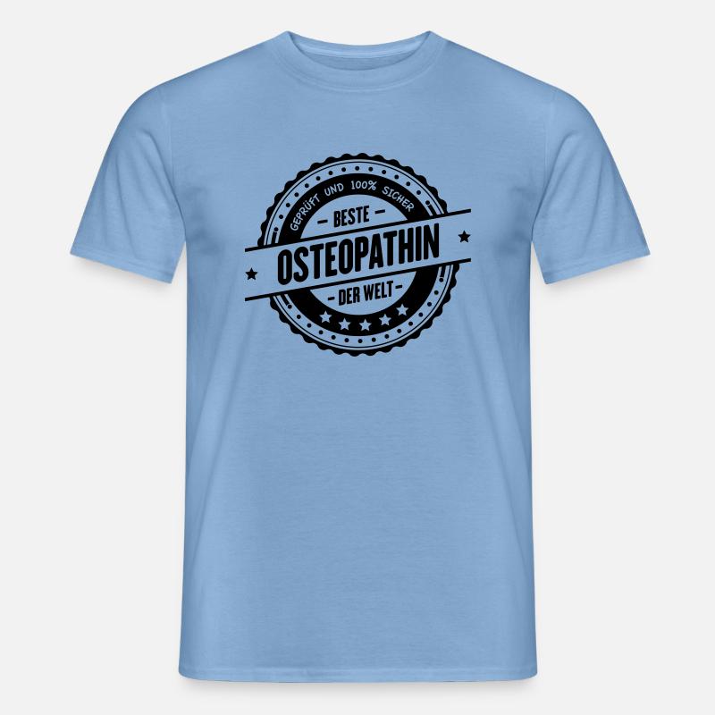 Beste Osteopathin - Männer T-Shirt - Carolina Blue