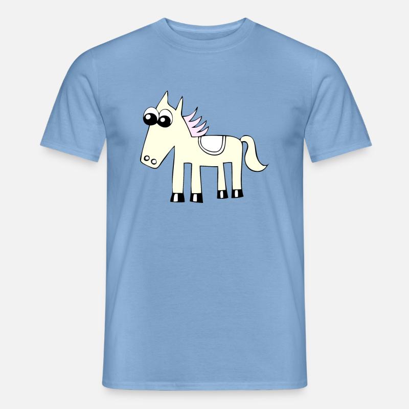 Pferd / Färt - Männer T-Shirt - Carolina Blue