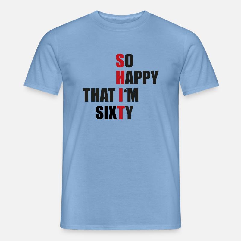 60 - Männer T-Shirt - Carolina Blue