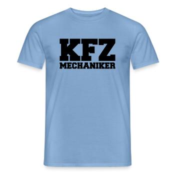 kfz_01 - Männer T-Shirt - Carolina Blue - Vorne - AI Model Male 178 light (178cm)