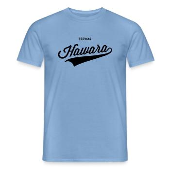 Serwas Hawara (Servus Haberer) - Männer T-Shirt - Carolina Blue - Vorne - AI Model Male 178 light (178cm)