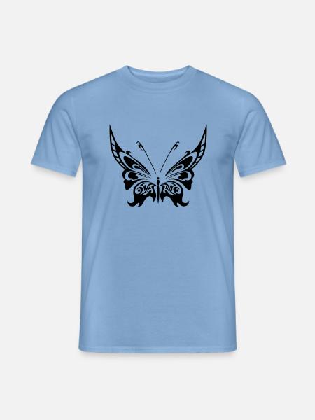 papillon 2 - T-shirt homme - carolina blue