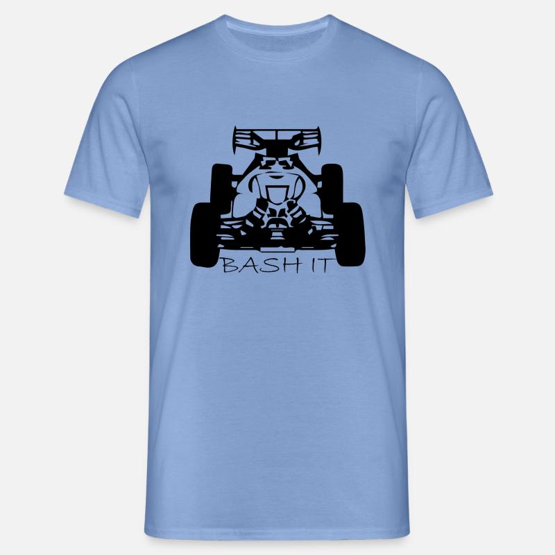 Bash it buggy - Männer T-Shirt - Carolina Blue