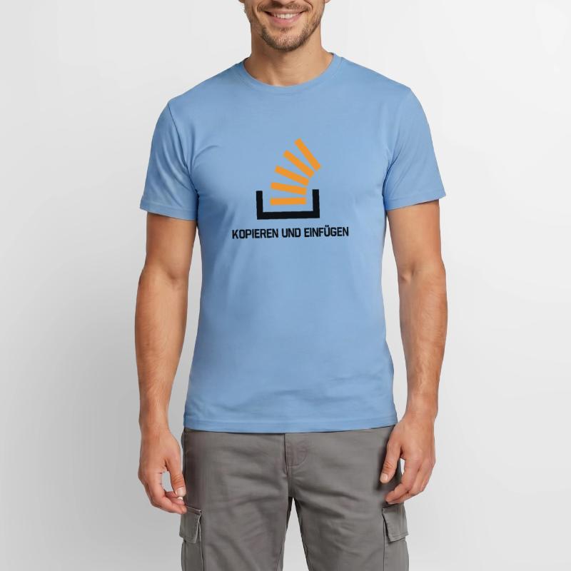 Copy And Paste Programmer Developer Coder Nerd Männer T-Shirt