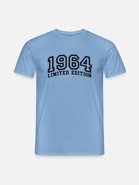 1964 Limited Edition Geburtstag - Männer T-Shirt - Carolina Blue