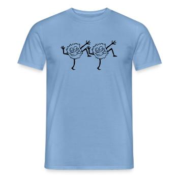 Team Dancing Monsters - Men's T-Shirt - carolina blue - Front - AI Model Male 178 light (178cm)
