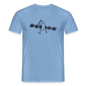 Tennisspieler Tennisliebhaber Tennis Tennisverein - Männer T-Shirt - Carolina Blue - Vorne - AI Model Male 178 light (178cm)