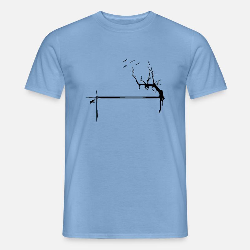 bird - Männer T-Shirt - Carolina Blue