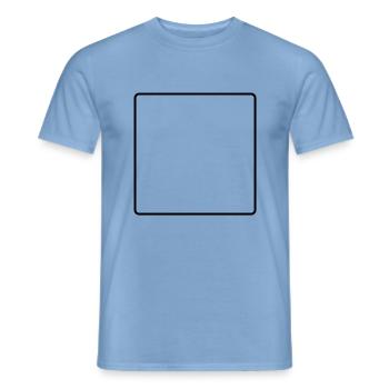 rahmen__f1 - T-shirt homme - carolina blue - Devant - AI Model Male 178 light (178cm)
