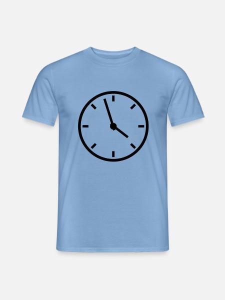 uhr_f1 - Männer T-Shirt - Carolina Blue