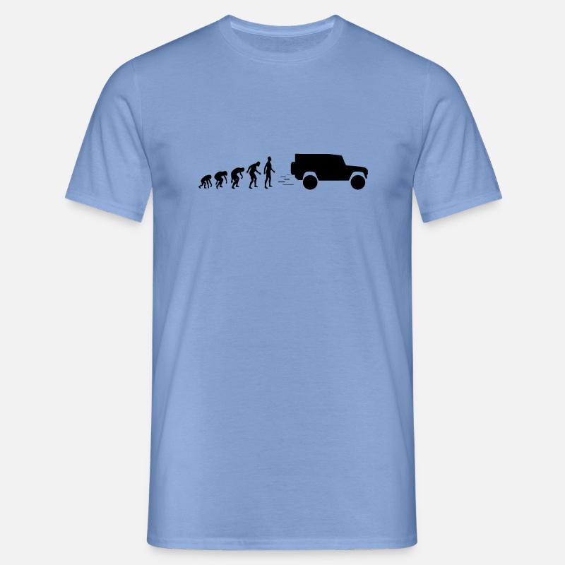 Evolution 4x4 Defender-Style - Männer T-Shirt - Carolina Blue