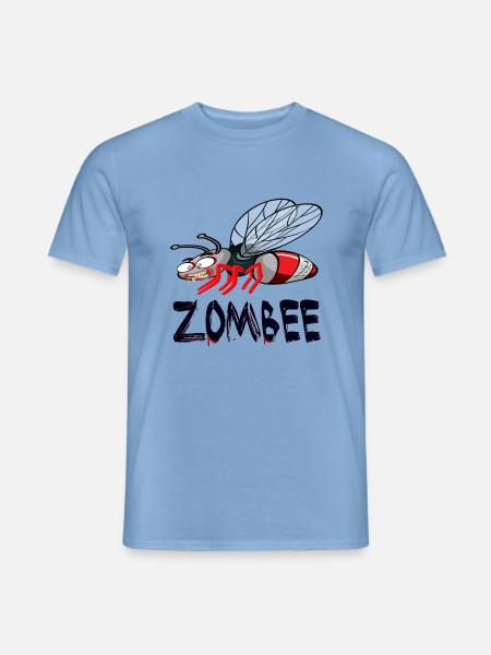 zombee - Männer T-Shirt - Carolina Blue