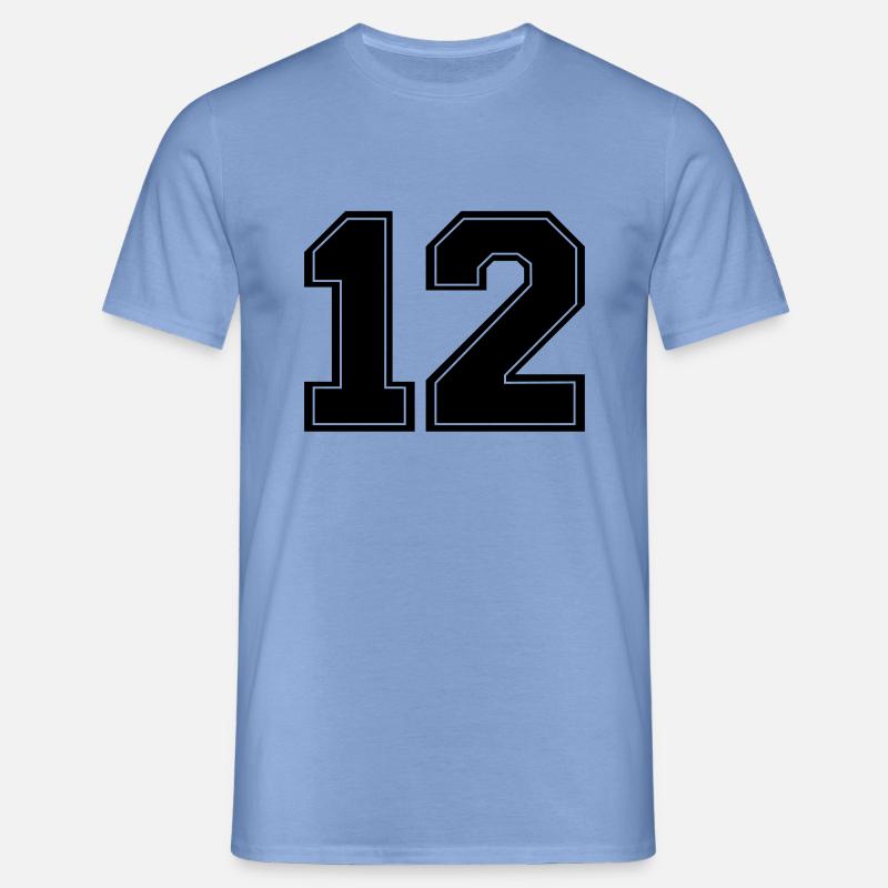 12_nr_2 - Männer T-Shirt - Carolina Blue