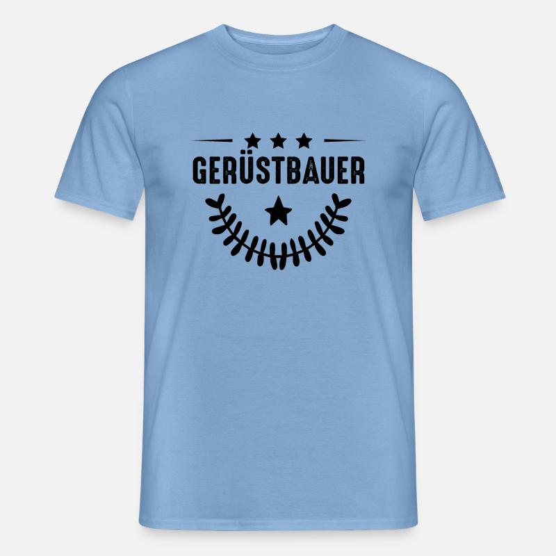 Gerüstbauer Beruf - Männer T-Shirt - Carolina Blue