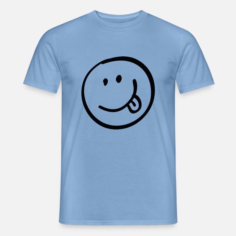 Faccia sfacciata - T-shirt uomo - carolina blue