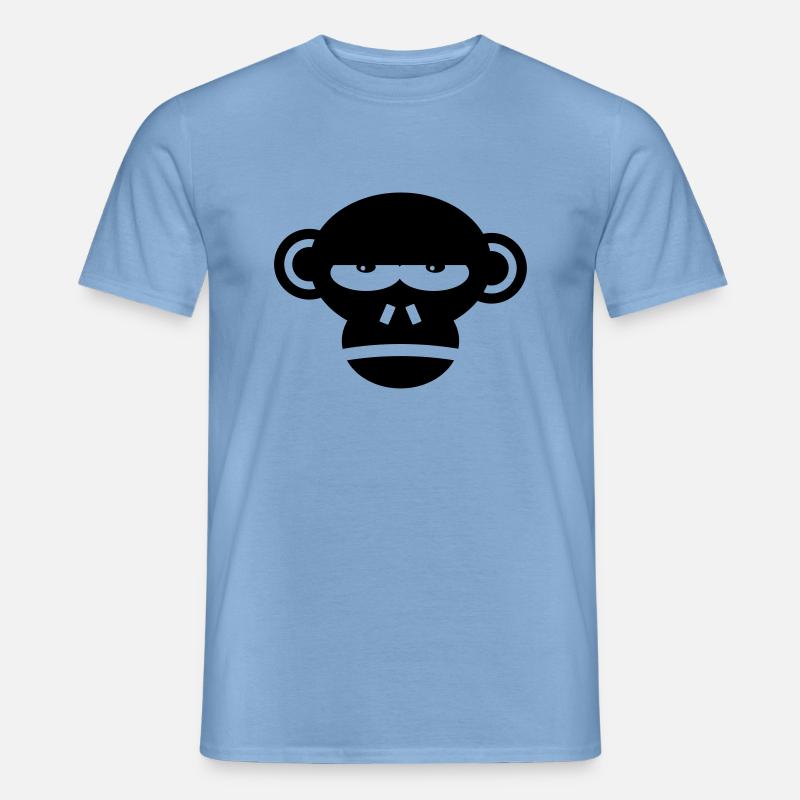 Grumpy Singe Cadeau Idée cadeau - T-shirt homme - carolina blue