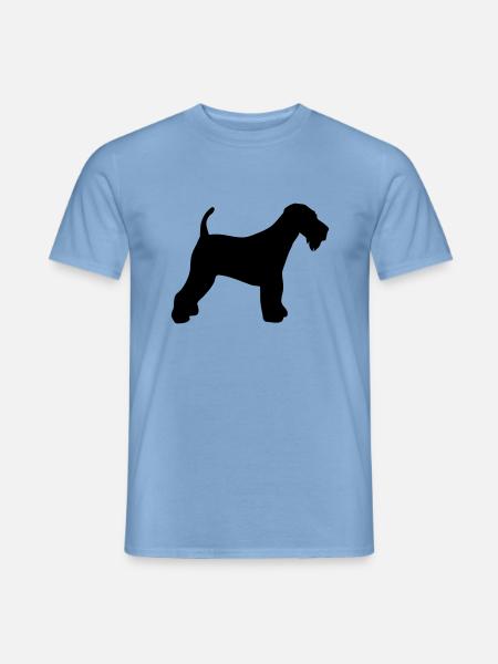 Airedale Terrier - Männer T-Shirt - Carolina Blue