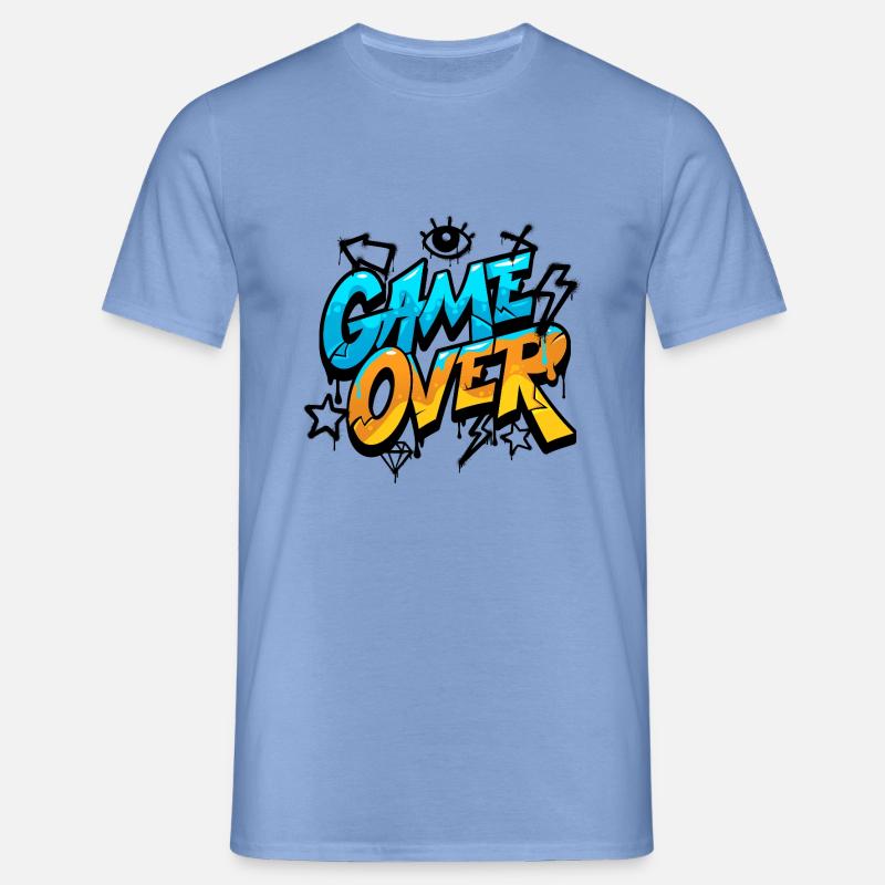 Game over - Men's T-Shirt - carolina blue