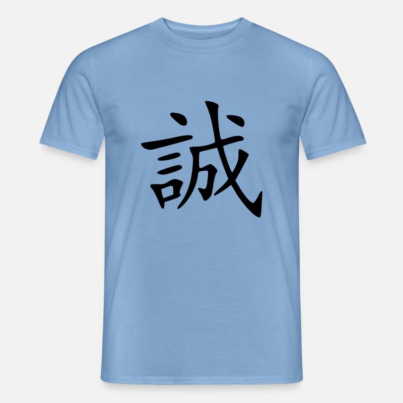 ehrlichkeit - Männer T-Shirt - Carolina Blue