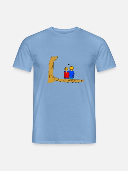 Keine Ahnung diese - Männer T-Shirt - Carolina Blue