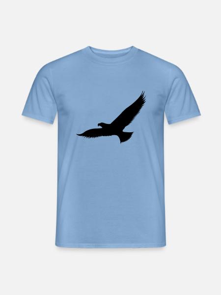 adler1 - Männer T-Shirt - Carolina Blue