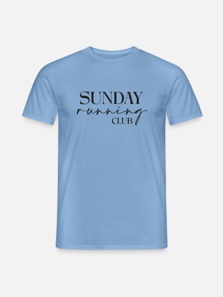 Sunday rücken - Männer T-Shirt - Carolina Blue