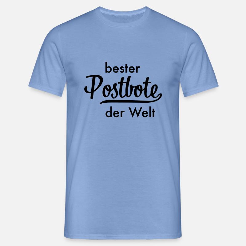 Bester Postbote - Männer T-Shirt - Carolina Blue