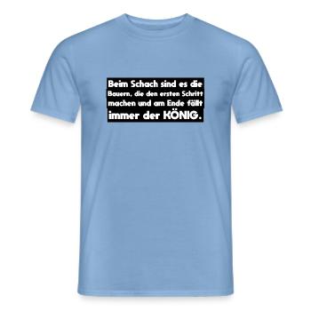 Farmer Farmer Sayings - Men's T-Shirt - carolina blue - Front - AI Model Male 178 light (178cm)