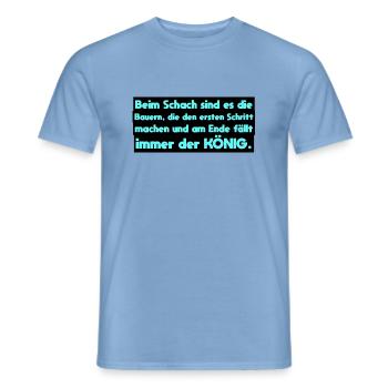 Bauer - Männer T-Shirt - Carolina Blue - Vorne - AI Model Male 178 light (178cm)