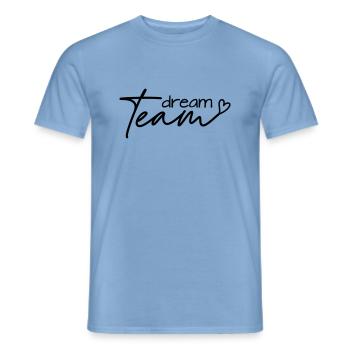 Dream Team - Men's T-Shirt - carolina blue - Front - AI Model Male 178 light (178cm)