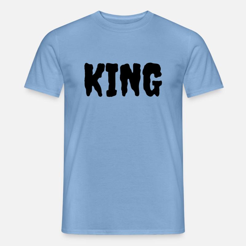 Ich bin ein König - Männer T-Shirt - Carolina Blue