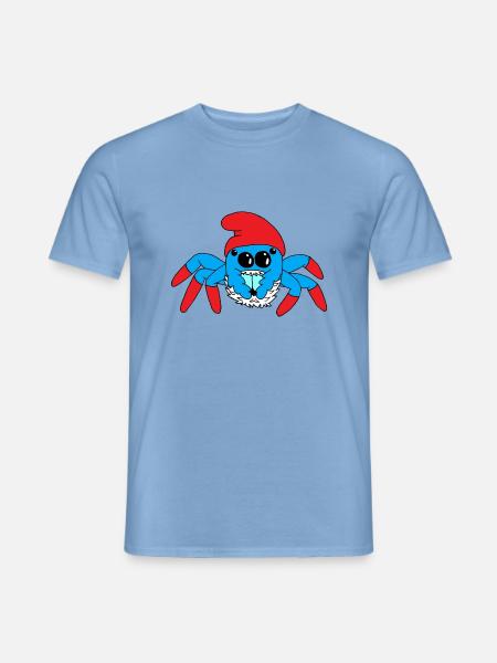 Papa Spider - Männer T-Shirt - Carolina Blue