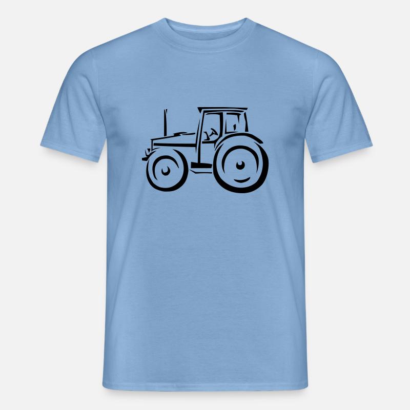 Traktor - Männer T-Shirt - Carolina Blue