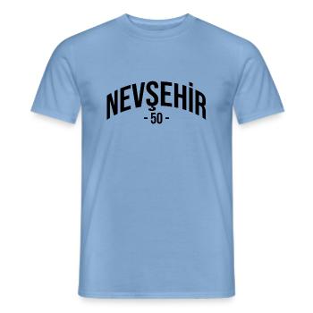 Nevsehir 50 Turquie Turquie Cadeau Vacances TR Türk - T-shirt homme - carolina blue - Devant - AI Model Male 178 light (178cm)