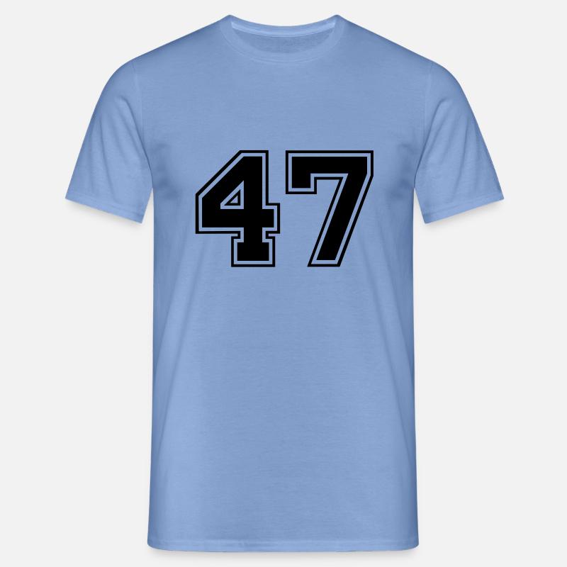 47 - Männer T-Shirt - Carolina Blue