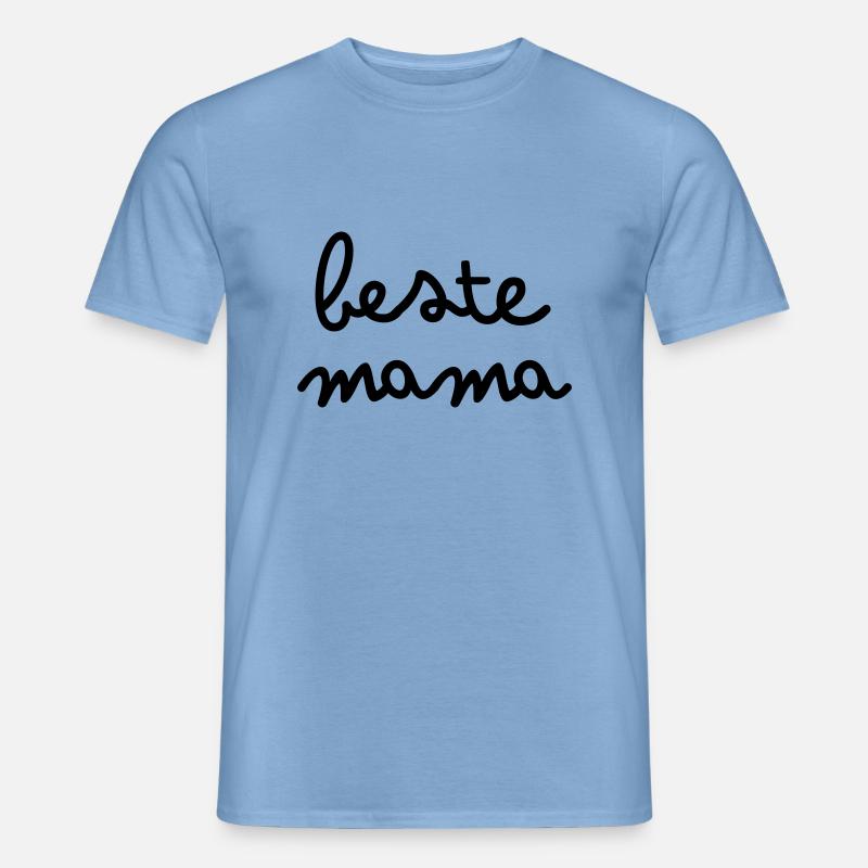 Beste Mama - Männer T-Shirt - Carolina Blue