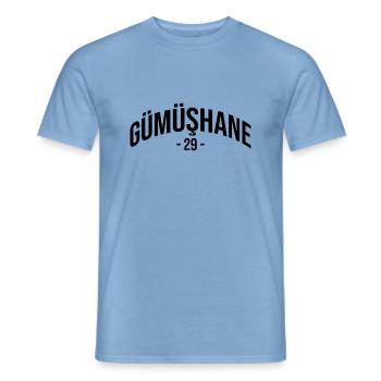 Gümüshane 29 Turkey Turkiye Gift Holiday TR - Men's T-Shirt - carolina blue - Front - AI Model Male 178 light (178cm)