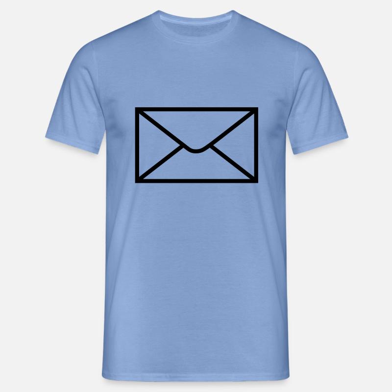 mail_post__f1 - Männer T-Shirt - Carolina Blue