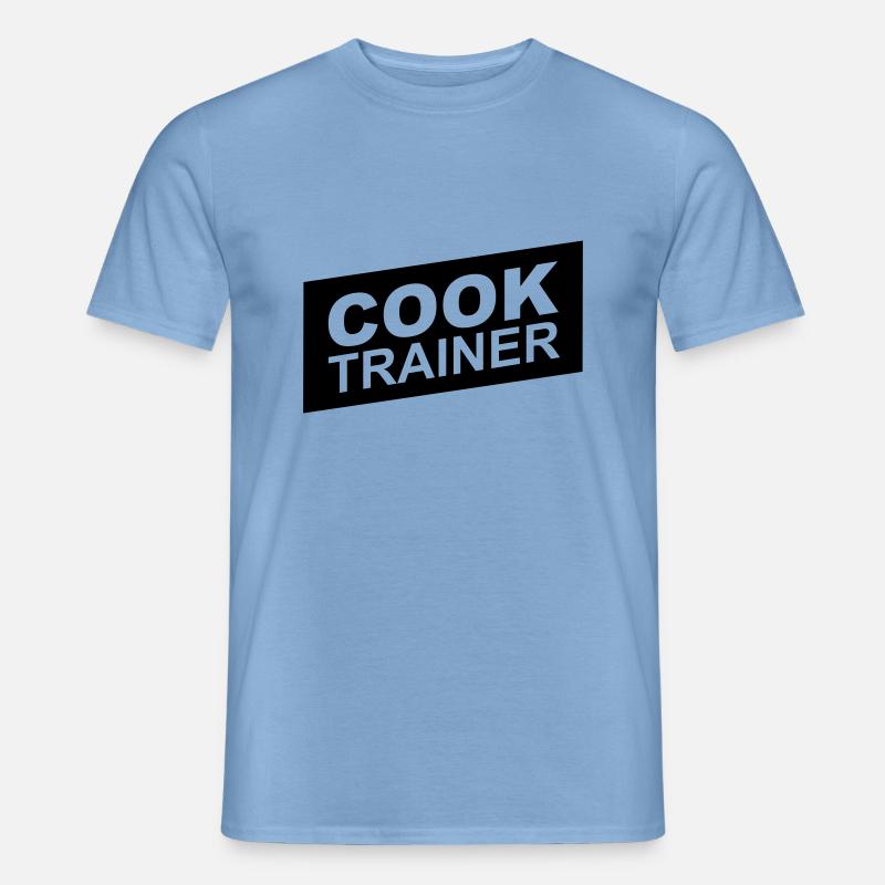cook trainer - Männer T-Shirt - Carolina Blue