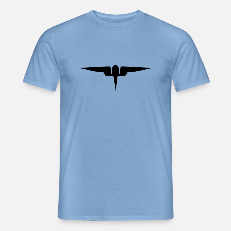 Luftfahrt-Emblem - Männer T-Shirt - Carolina Blue